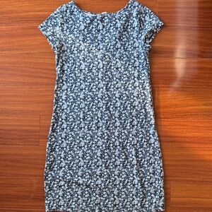 GAP Navy and White Patterned Mini Dress